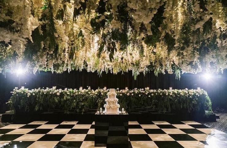 Oh Darling Doltone House Floral Ceiling Installation
