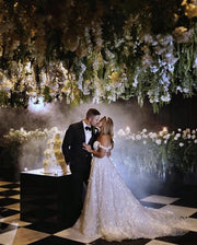 Oh Darling Doltone House Floral Ceiling Installation
