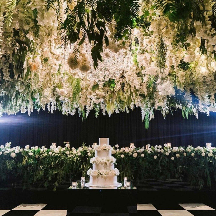 Oh Darling Doltone House Floral Ceiling Installation